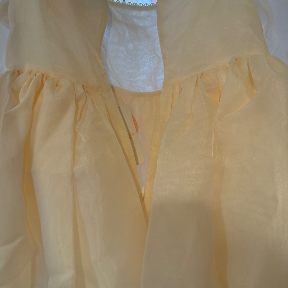 Selkie The Puff Gown Lamb Organza Maxi Dress SKPO1132L-LAMB-M Medium - Picture 15 of 15